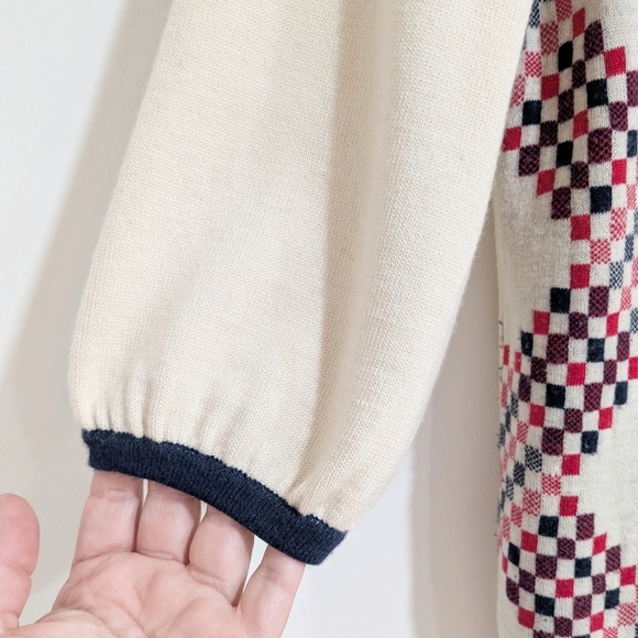 Y2K Juicy Couture Cashmere Argyle Cardigan - Picture 2 of 7